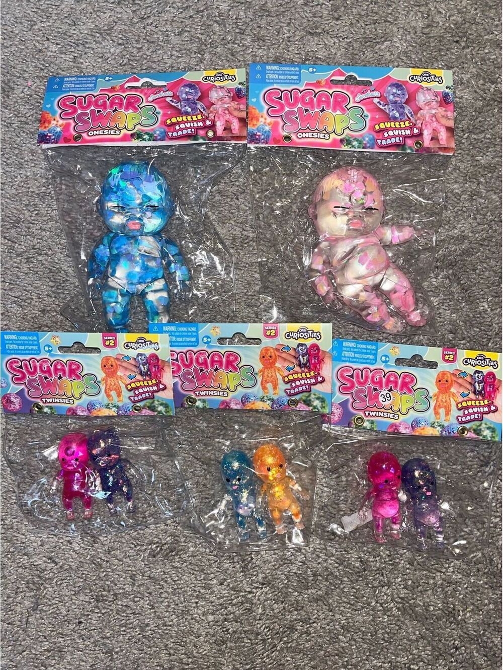 ORB Sugar Snaps Squishy Toys Buyers Choice Onesies Twinsies or 5 Pack Bundle